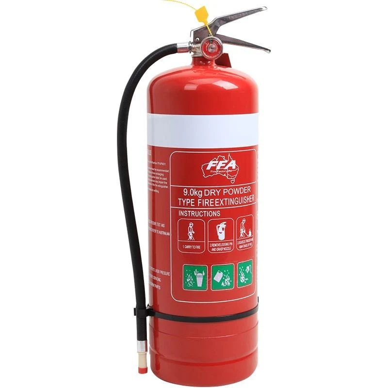 9.0 kg ABE Dry Chemical Powder Extinguisher with Wall Bracket