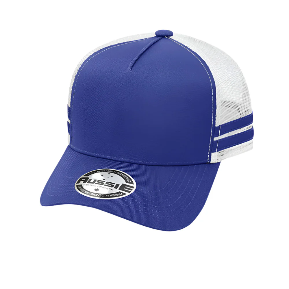 A-Frame Striped Trucker Cap - Pack of 25 (AH456) - Image 16