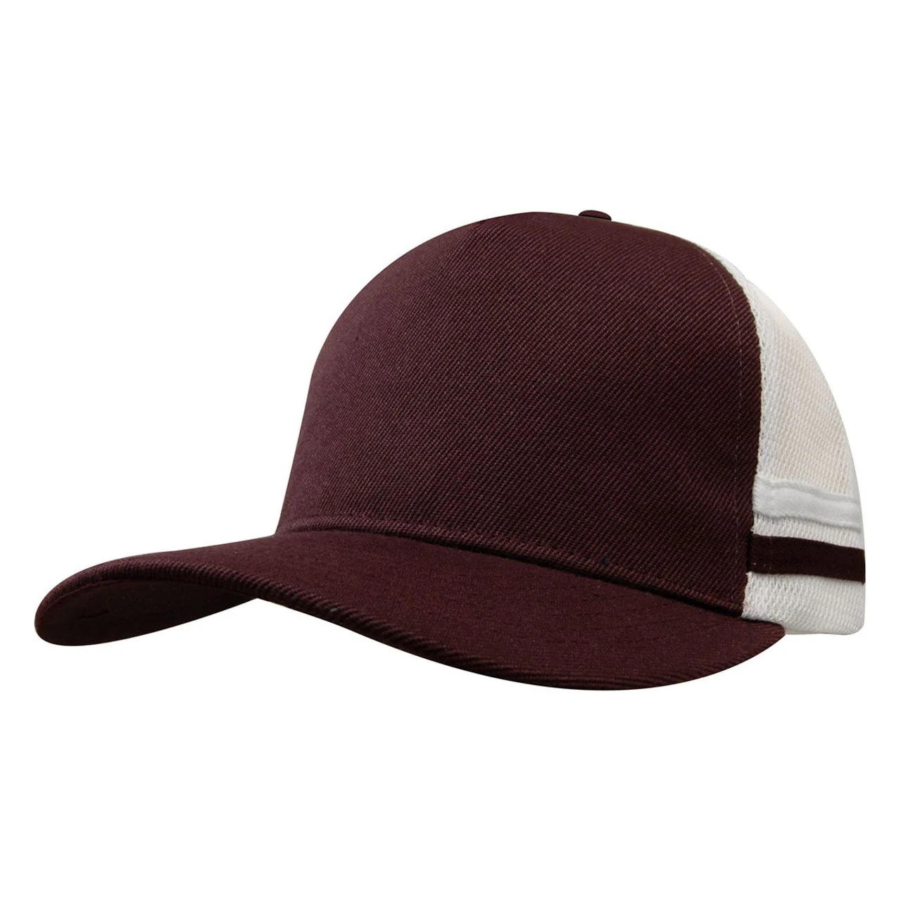 American Premium Twill/Mesh Deep Fit Trucker With Stripes - Pack of 25 (3995) - Image 7