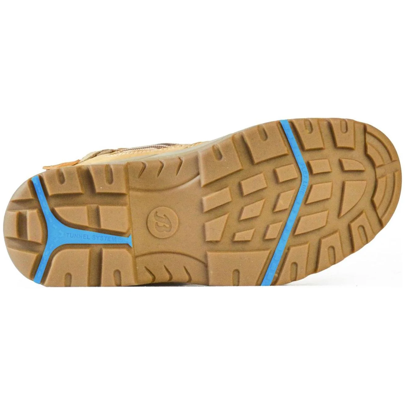 Bata Dakota Wheat Women's Industrial Zip Sided Lace Up Steel Cap Safety Boot With Scuff Cap (504-88017) (Pre Order) - Image 3