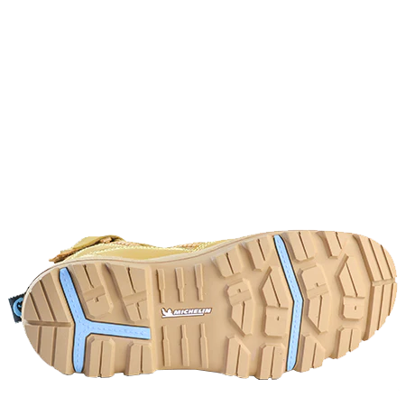 Bata Horizon Ultra Wheat Zip Sided Lace Up Safety Shoe (804-88008) - Image 4