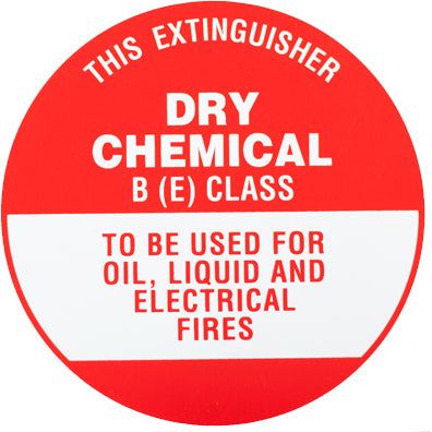 BE - Extinguisher Identification Sign - Metal (193mm x 193mm) - Pack of 5 (BES-MT)