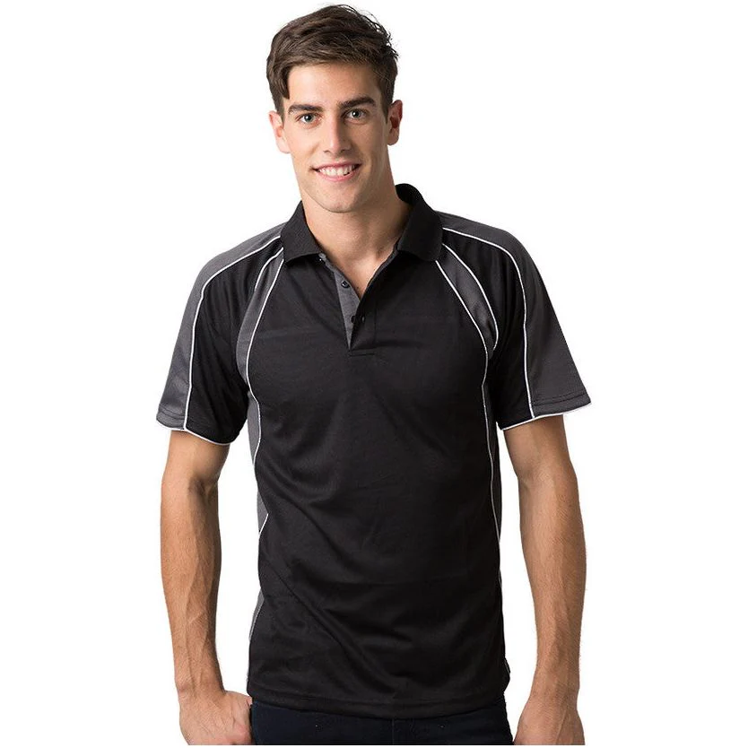 Beseen Contrast Sleeve Edge Polo (The Toucan) - Image 6
