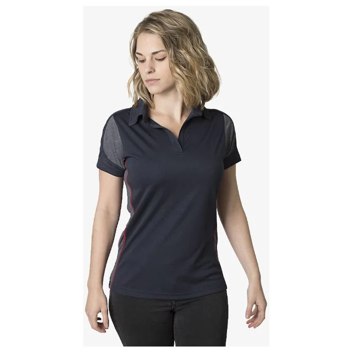 Beseen Ladies Contrast Side Panels Polo (BKP800L) - Image 3