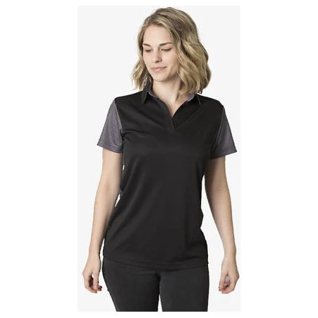 Beseen Ladies Sublimated Striped Sleeves Polo (BKP600L)