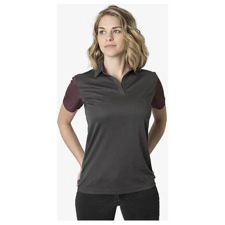 Beseen Ladies Sublimated Striped Sleeves Polo (BKP600L) - Image 2