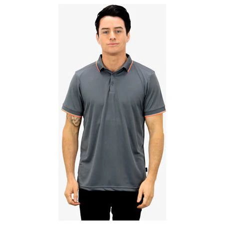 Beseen Mens Striped Collar and Cuff Polo (BSP2016)