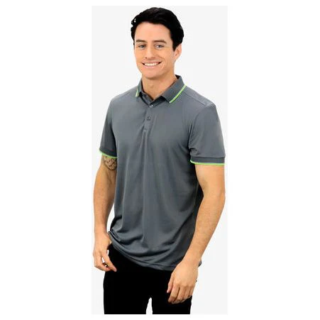Beseen Mens Striped Collar and Cuff Polo (BSP2016) - Image 3