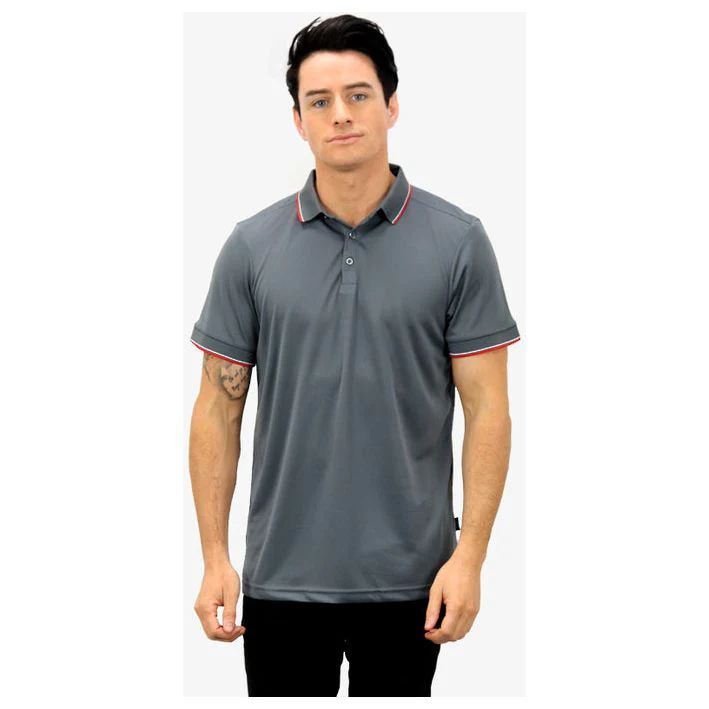 Beseen Mens Striped Collar and Cuff Polo (BSP2016) - Image 4