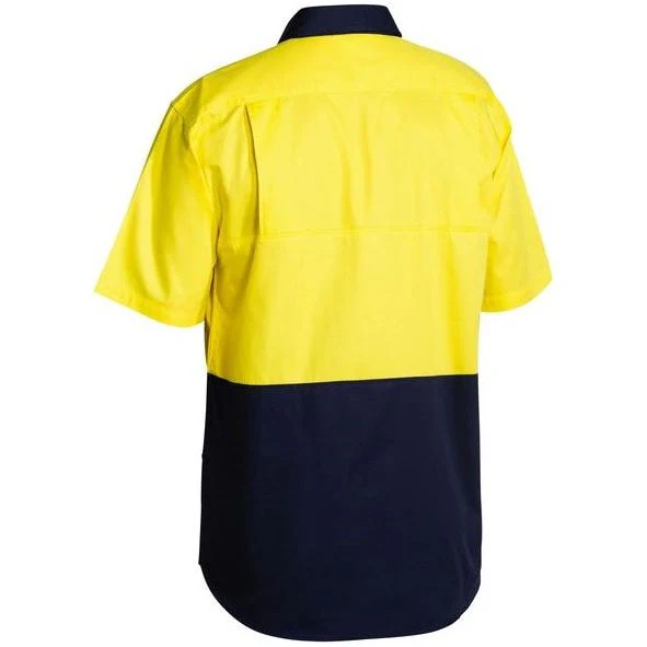 Bisley 2 Tone Cool Lightweight Short Sleeve Drill Shirt (BS1895) - Image 6