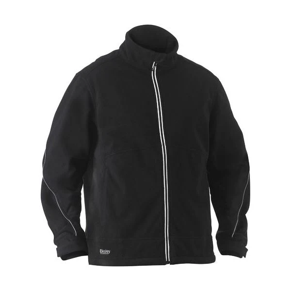Bisley Bonded Micro Fleece Jacket With Reflective Accent (BJ6771) (Clearance) - Image 3