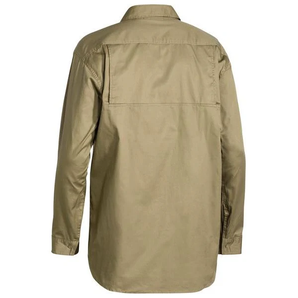 Bisley Cool Lightweight Drill Long Sleeve Shirt (BS6893) - Image 2