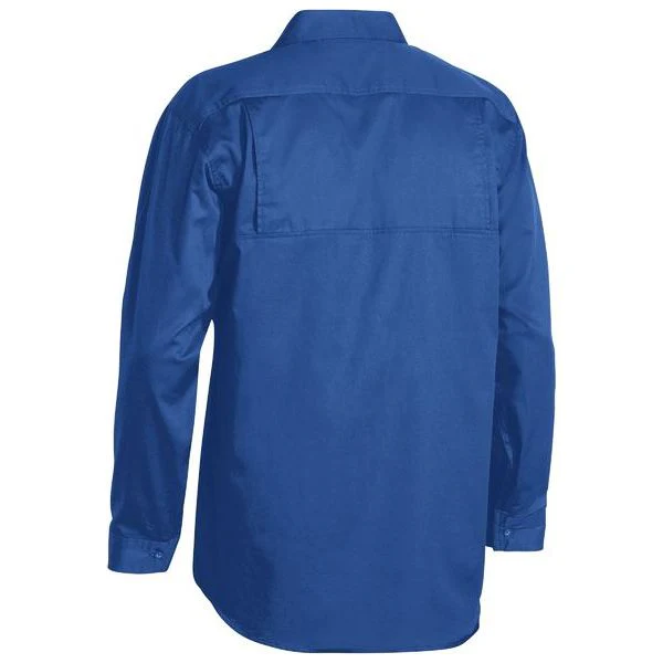 Bisley Cool Lightweight Drill Long Sleeve Shirt (BS6893) - Image 6