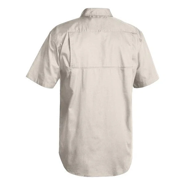 Bisley Cool Lightweight Drill Short Sleeve Shirt (BS1893) - Image 8