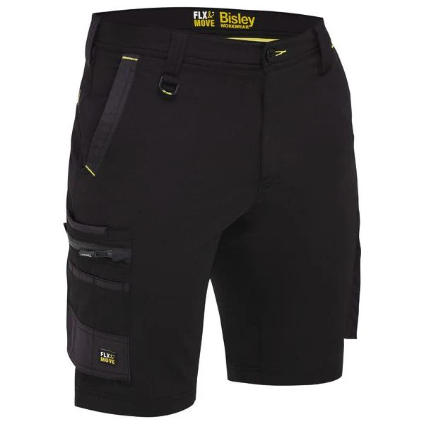 Bisley Flx & Move 4-Way Stretch Zip Cargo Short (BSHC1332) - Image 3