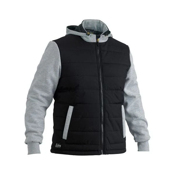Bisley Flx & Move Contrast Puffer Fleece Hoodie (BJ6944) - Image 2