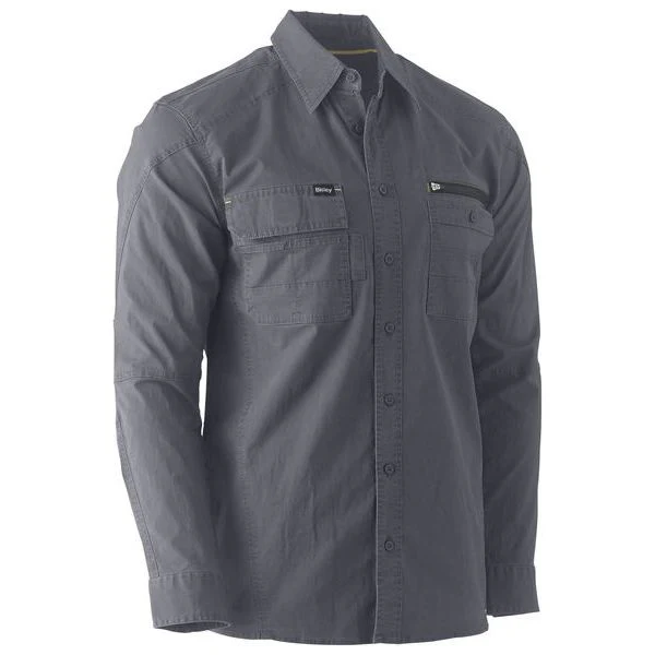 Bisley Flx & Move Long Sleeve Utility Work Shirt (BS6144) - Image 5