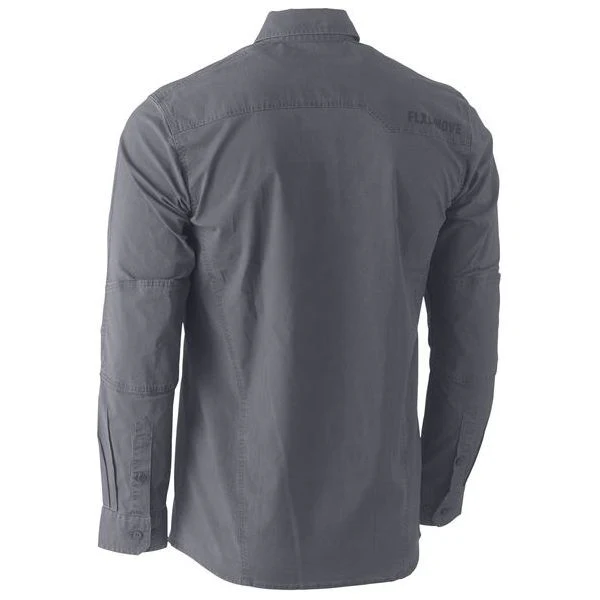 Bisley Flx & Move Long Sleeve Utility Work Shirt (BS6144) - Image 6