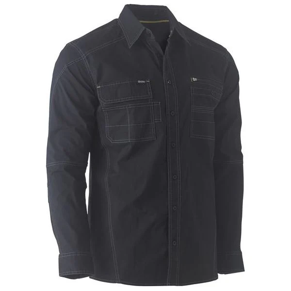 Bisley Flx & Move Long Sleeve Utility Work Shirt (BS6144) - Image 7