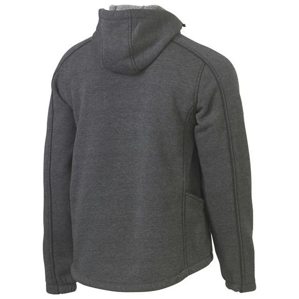 Bisley Flx & Move Marle Fleece Hoodie With Kangaroo Pouch Pocket (BK6983) (Clearance) - Image 3
