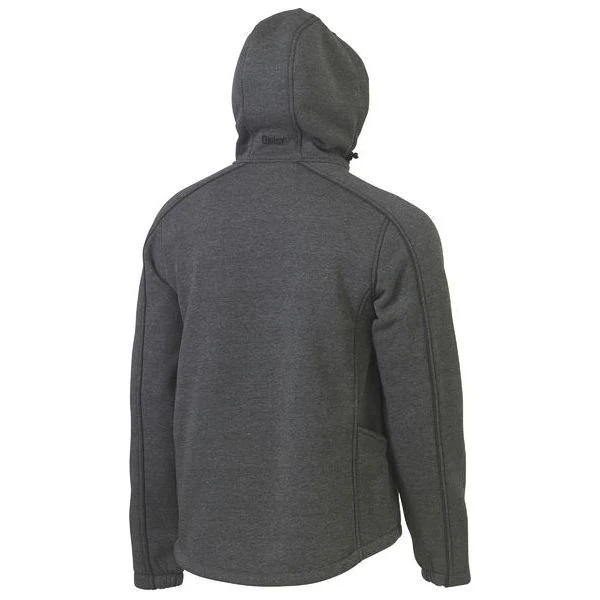 Bisley Flx & Move Marle Fleece Hoodie With Kangaroo Pouch Pocket (BK6983) (Clearance) - Image 4