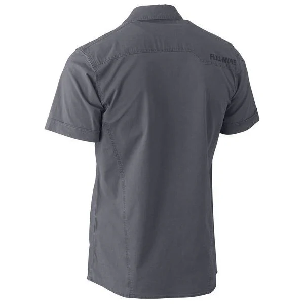 Bisley Flx & Move Short Sleeve Utility Work Shirt (BS1144) - Image 6