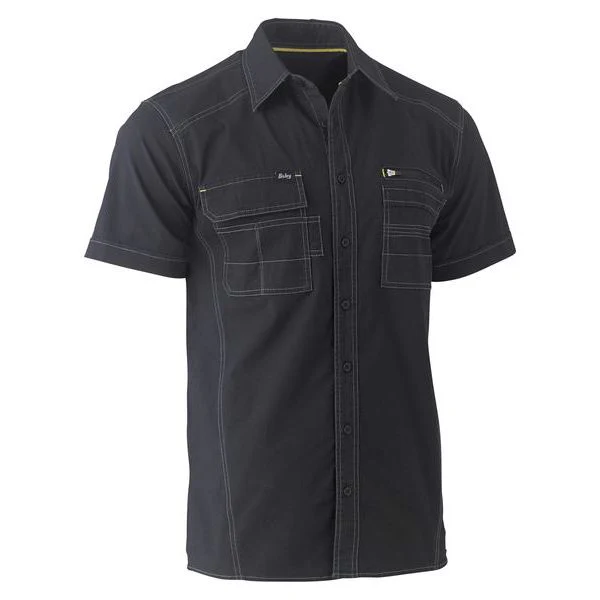 Bisley Flx & Move Short Sleeve Utility Work Shirt (BS1144) - Image 7