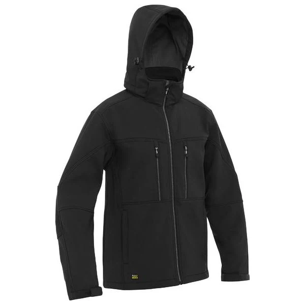 Bisley Flx & Move Soft Shell Jacket With Detachable Hood (BJ6570) - Image 3