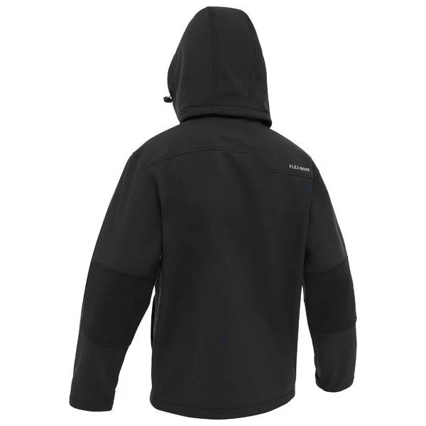 Bisley Flx & Move Soft Shell Jacket With Detachable Hood (BJ6570) - Image 4