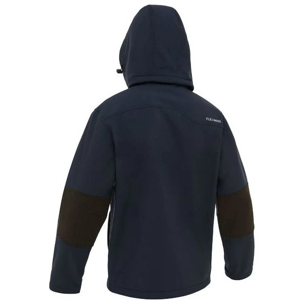 Bisley Flx & Move Soft Shell Jacket With Detachable Hood (BJ6570) - Image 9