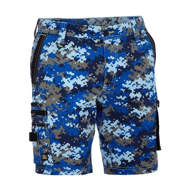 Bisley Flx & Move Stretch Canvas Camo Cargo Shorts (BSHC1337) - Image 7