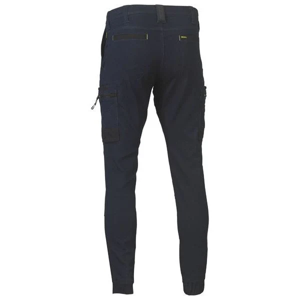 Bisley Flx & Move Stretch Denim Cargo Cuffed Pants (BPC6335) - Image 2