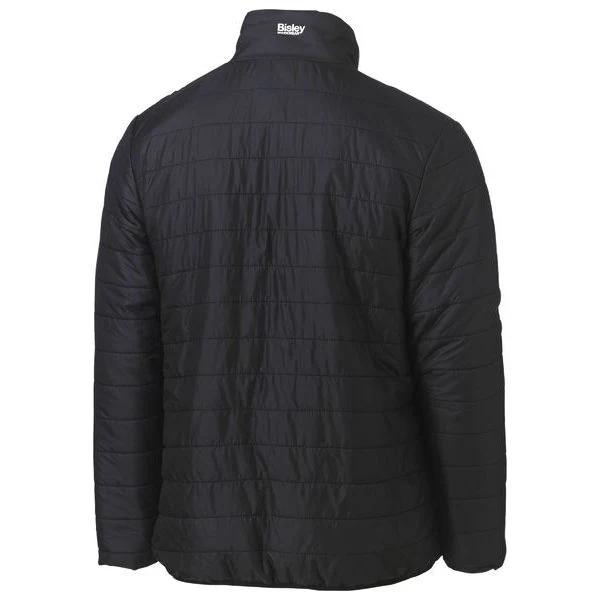 Bisley H Pattern Taped Hi Vis Reversible Puffer Jacket (BJ6350HT) (Clearance) - Image 3