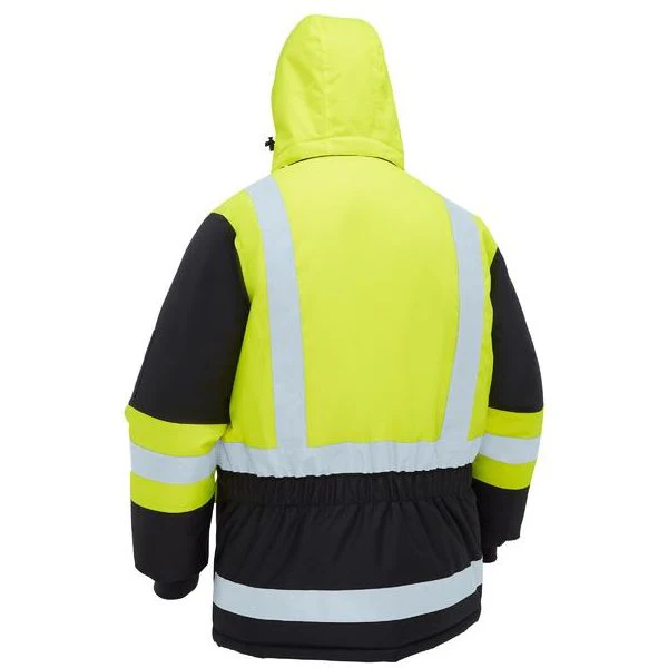 Bisley H Taped Hi Vis Freezer Hooded Jacket (BJ6454HT) - Image 11