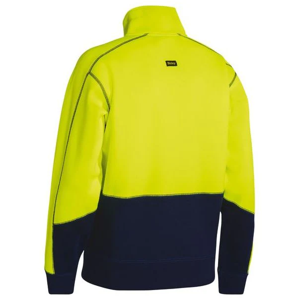 Bisley Hi Vis Fleece Two Tone Pullover With Rib Cuffs (BK6989) - Image 4