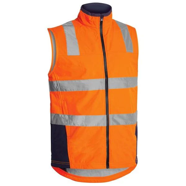Bisley Hi Vis Taped Soft Shell Vest (BV0348T) - Image 3