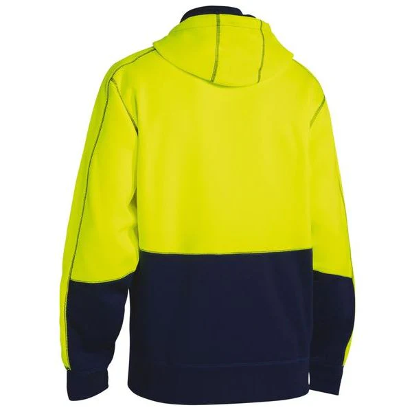 Bisley Hi Vis Two Tone Fleece Hoodie (BK6819) - Image 2