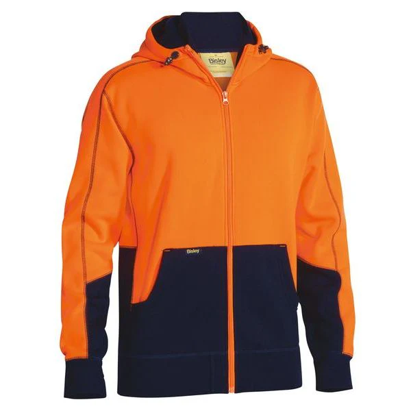 Bisley Hi Vis Two Tone Fleece Hoodie (BK6819) - Image 3