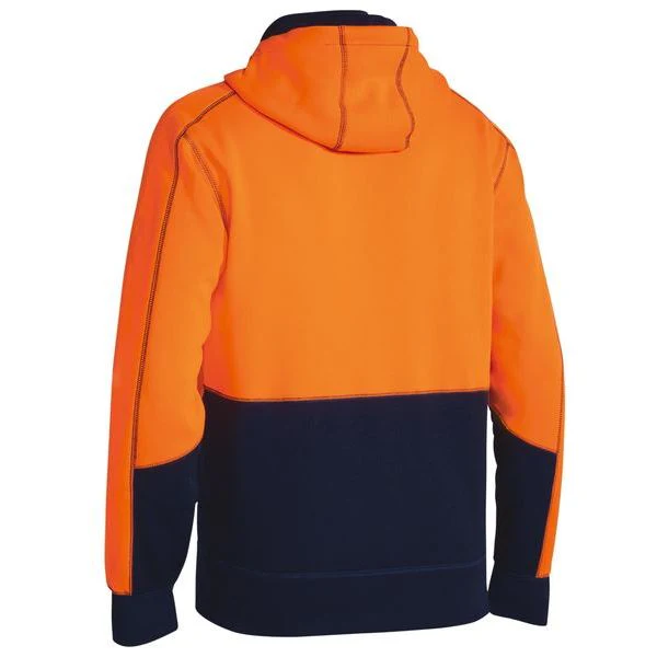 Bisley Hi Vis Two Tone Fleece Hoodie (BK6819) - Image 4
