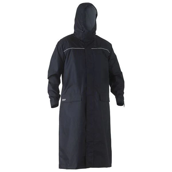 Bisley Long Rain Coat With Built In Concealed Hood (BJ6962) - Image 3