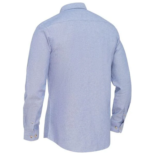Bisley Mens Long Sleeve Chambray Shirt (BS6407) (Clearance) - Image 2