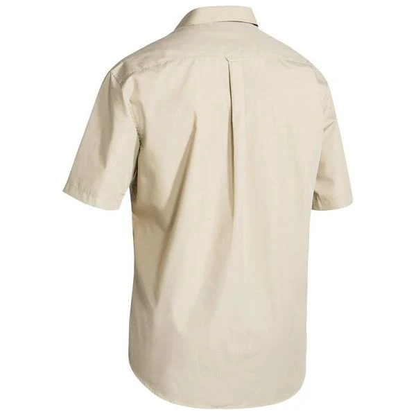 Bisley Mens Permanent Press Short Sleeve Shirt (BS1526) - Image 4