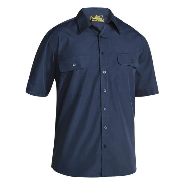 Bisley Mens Permanent Press Short Sleeve Shirt (BS1526) - Image 7