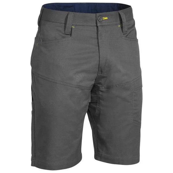 Bisley Mens Ripstop Vented Flat Front Work Short With Multi Purpose Pockets (BHS1474) - Image 5