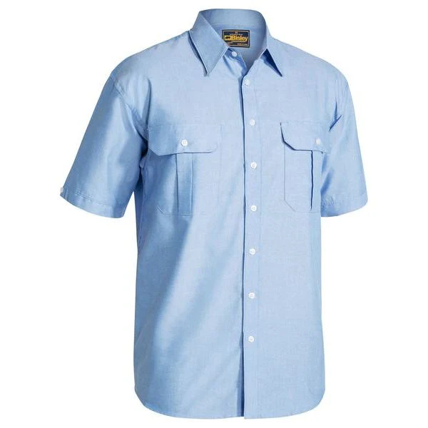 Bisley Oxford Short Sleeve Shirt (BS1030) - Image 3