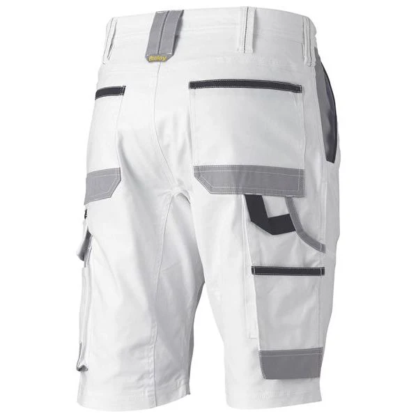 Bisley Painters Contrast Flat Front Cargo Shorts (BSHC1422) - Image 2