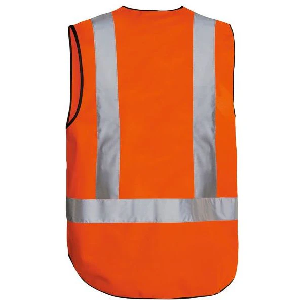 Bisley Reflective Taped H Pattern Hi Vis Vest (BV0342HT) - Image 2