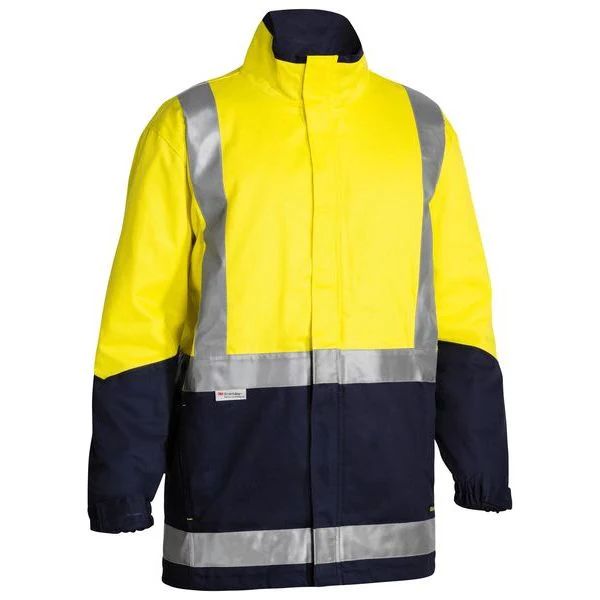 Bisley Taped Hi Vis 3 In 1 Drill Jacket (BJ6970T) - Image 5