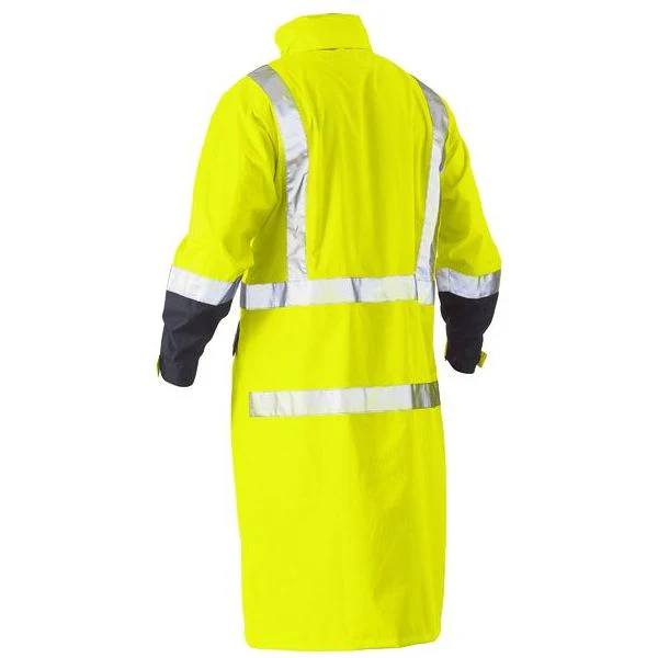 Bisley Taped Hi Vis Long Rain Coat (BJ6961T) - Image 2