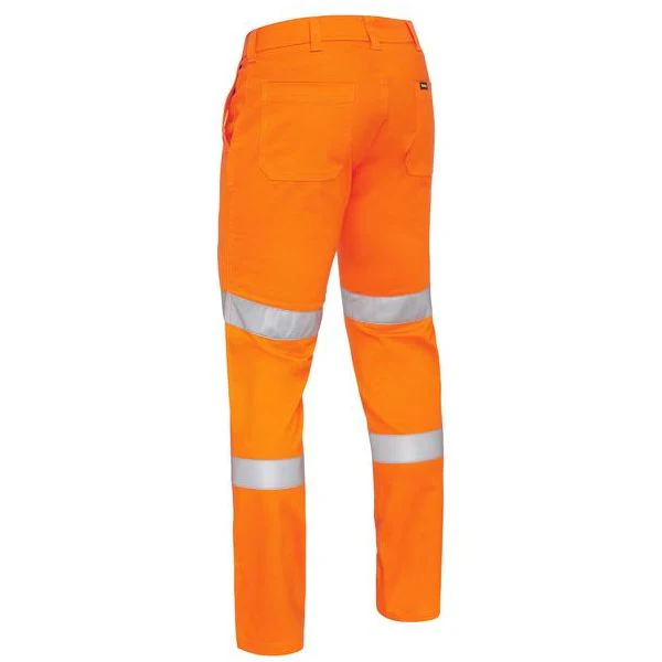 Bisley Taped Modern Fit Biomotion Stretch Cotton Drill Work Pants (BP6008T) - Image 2